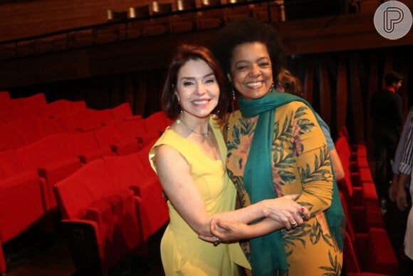 Françoise Forton prestigiou o musical 'A Cor da Púrpura' na Cidade das Artes, na Barra da Tijuca, Zona Oeste do Rio 