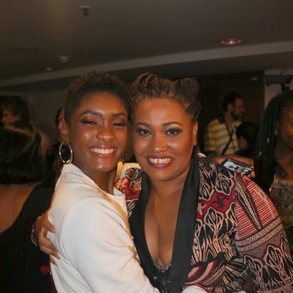 Erika Januza prestigiou o musical 'A Cor da Púrpura' na Cidade das Artes, na Barra da Tijuca, Zona Oeste do Rio 