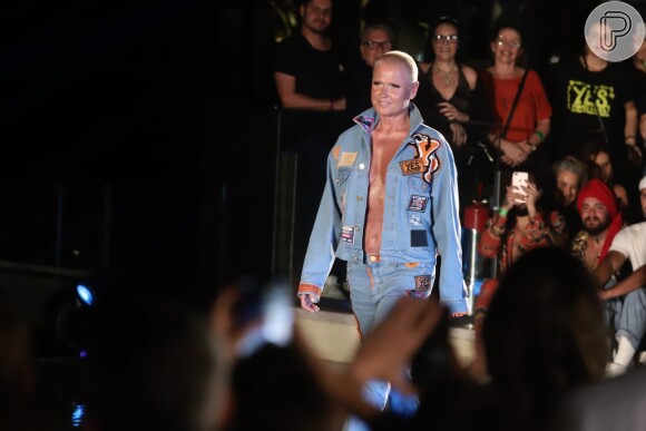 Xuxa Meneghel brilha em retorno às passarelas em evento que homenageia os 40 anos da Yes Brazil, no hotel Fairmont, no Rio de Janeiro, nesta quinta-feira, 12 de setembro de 2019