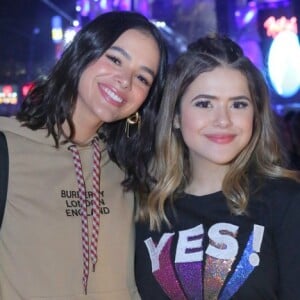 Bruna Marquezine curtiu Rock in Rio ao lado de Maisa Silva