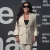 Moda das famosas na festa da novela 'Amor de Mãe': Regina Casé usa conjunto monocromático