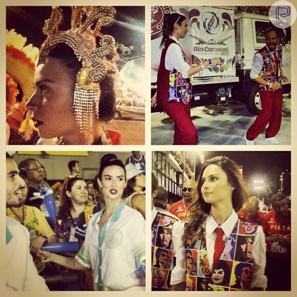 Thaila Ayala posta imagem curtindo o Carnaval do Rio de Janeiro