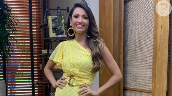 Vestido de Patricia Poeta inspira para moda de verão: look foi usado no programa 'É de Casa' deste sábado, 16 de novembro de 2019