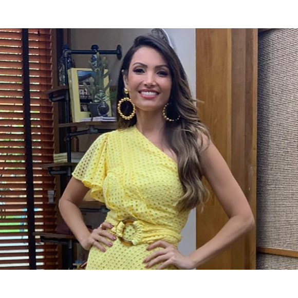 Vestido de Patricia Poeta inspira para moda de verão: look foi usado no programa 'É de Casa' deste sábado, 16 de novembro de 2019