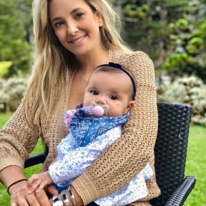 Ticiane Pinheiro é mãe de Manuella, de 4 meses, fruto do casamento com Cesar Tralli