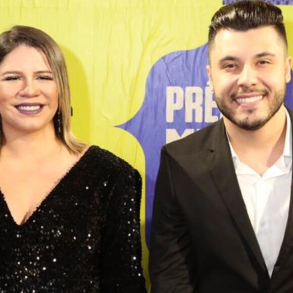 Maríia Mendonça foi apoiada pelo namorado, Murilo Huff, após fazer último show antes da licença-maternidade
