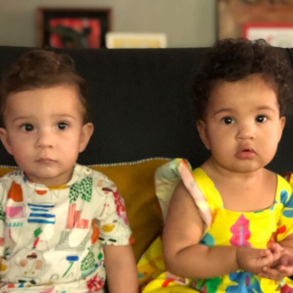 Erick Jacquin e Rosângela são pais de Elise e Antoine, de 11 meses