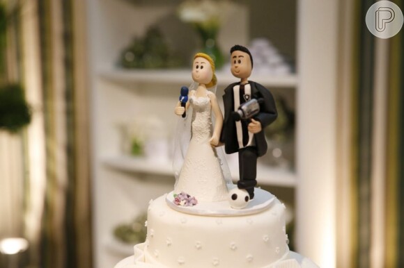 O bolo de casamento de Thalita Ribeiro e Patrick de Oliveira