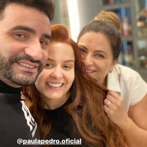 A hairstylist Paula Pedro foi responsável pela mudança de Maiara, da dupla com Maraisa