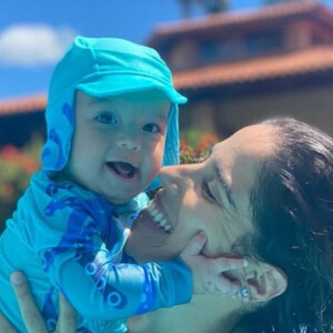 Filho de Camilla Camargo, Joaquim ganhou homenagem da mãe ao completar 6 meses: 'Minha vida, meu mundinho, meu sentido de ser'