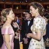 Kate Middleton conversa com Renee Zellweger durante premiação com Príncipe William neste domingo, dia 02 de fevereiro de 2020