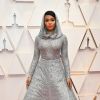 Janelle Monae usou um look cheio de brilho da grife Ralph Lauren no Oscar 2020