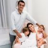 Felipe Simas e Mariana Uhlmann abriram o quarto de Vicente, seu terceiro filho