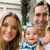 Ticiane Pinheiro publicou foto com filha caçula e marido na web neste domingo, 23 de fevereiro de 2020
