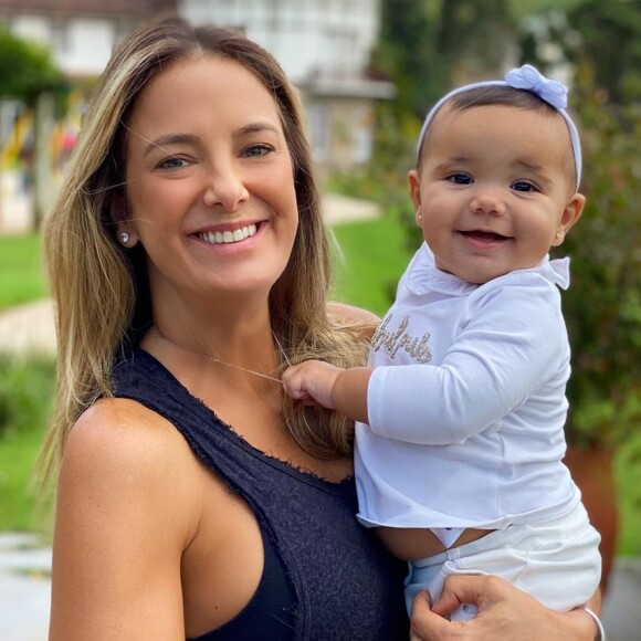 Ticiane Pinheiro é mãe de Manuella, de 7 meses, do casamento com Cesar Tralli