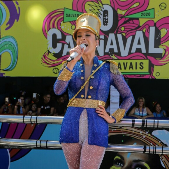 Claudia Leitte canta no Circuito Campo Grande, em Salvador.