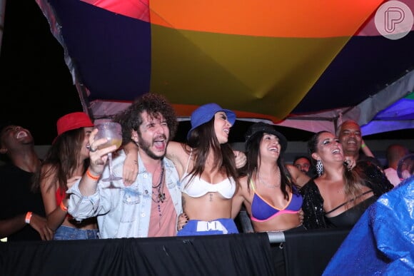 Bianca Andrade curtiu evento de Ludmilla com a apresentadora da MTV Bianca Venturotti, Thaylise Pivato e Bárbara Labres