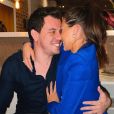 Flavia Pavanelli aposta em desafios da web com o noivo, Junior Mendonza
