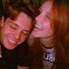 Larissa Manoela e o namorado, Léo Cidade, fizeram dueto juntos na web