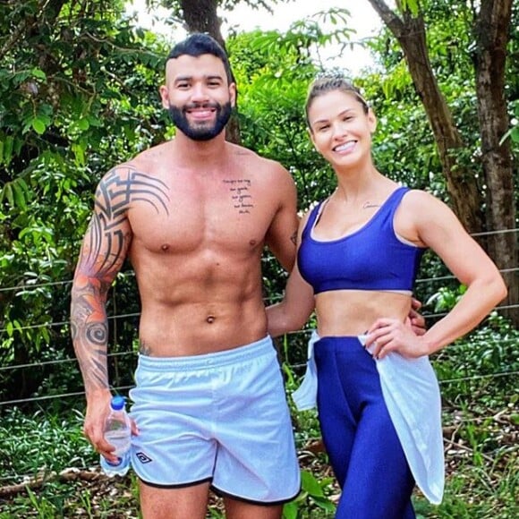 Mulher de Gusttavo Lima, Andressa Suita reagiu ao ver foto do cantor na rede social