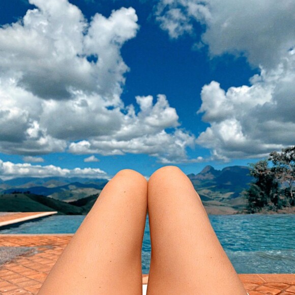 Giovanna Ewbank mostra barriga de gravidez de sete meses em foto