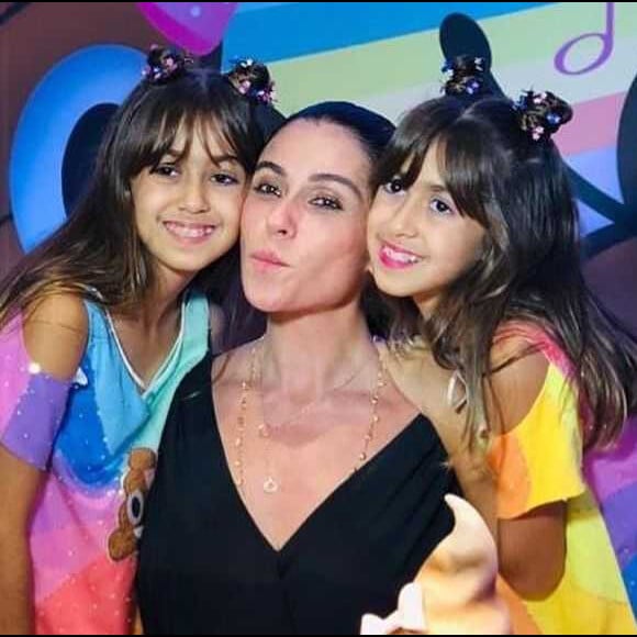 Giovanna Antonelli também é mãe das gêmeas Antônia e Sofia, de 9 anos, fruto do casamento com Leonardo Nogueira