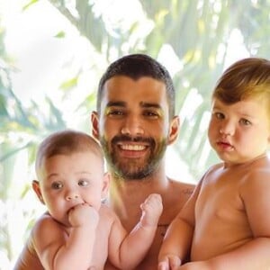 Gusttavo Lima fica encantado com foto do filho de Marília Mendonça