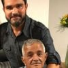 Luciano Camargo comemorou a recuperação do pai, Francisco, após internação: 'Milagre de Deus'