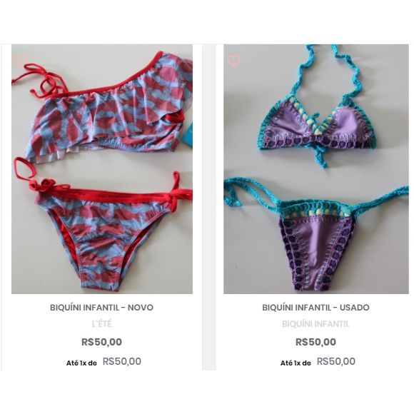 Biquínis de Títi entraram em bazar de Gio Ewbank