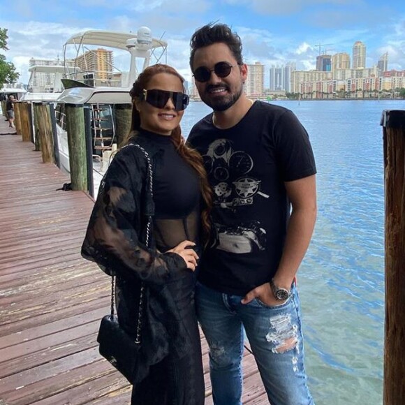 Fernando Zor não apareceu em registros feitos no aniversário da mãe de Maiara, nesta sexta-feira, 29 de maio de 2020