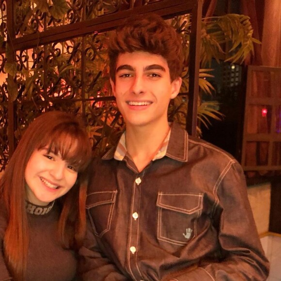 Sophia Valverde festeja aniversário de ex-namorado, Lucas Burgatti