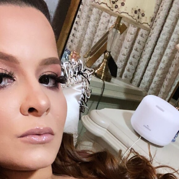 Maiara mostrou look usado em ensaio da live Patroas