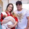  Kauan, da dupla com Matheus, acompanha primeira consulta do filho recém-nascido, Arthur, em São Paulo, nesta quarta-feira, 08 de julho de 2020