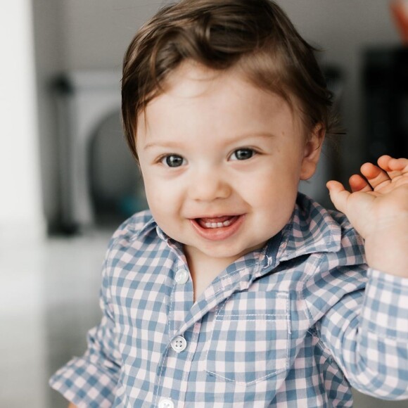 Gael, filho mais velho de Sabrina Petraglia, tem 1 ano de idade