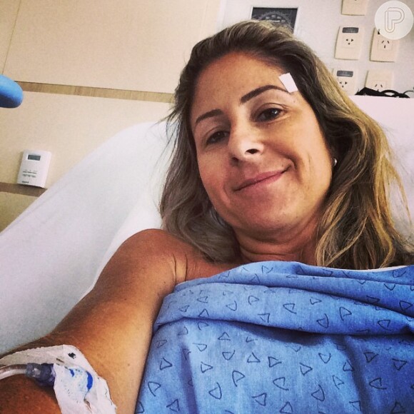 Patricia Maldonado se interna para retirar câncer de pele e compartilha foto no Instagram