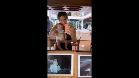 Vídeo: Giovanna Ewbank mostra momento de chamego com filho mais novo, Zyan