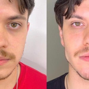 Joelma mostrou antes e depois do filho, Yago, nas redes sociais