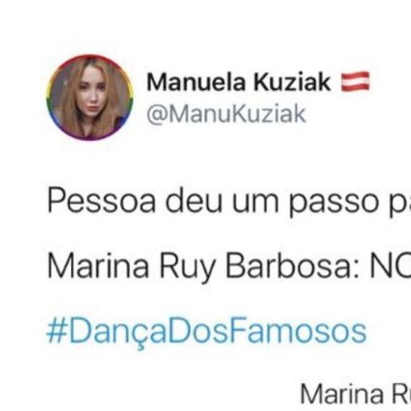 Marina Ruy Barbosa expõe críticas ao participar do 'Dança dos Famosos'