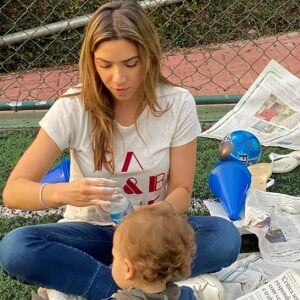 Patricia Abravanel compartilha com frequência rotina dos filhos em suas redes sociais