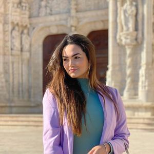 Suzanna Freitas está passando alguns dias em Portugal