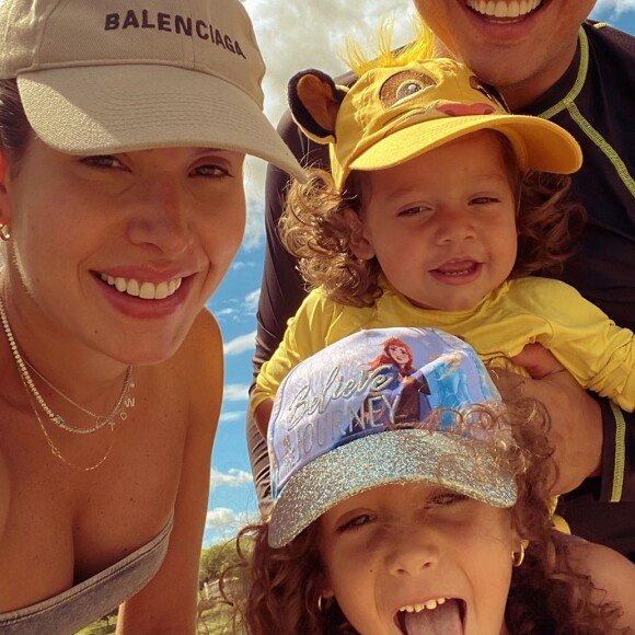 Wesley Safadão e a mulher, Thyane, são pais de Dom e Ysis