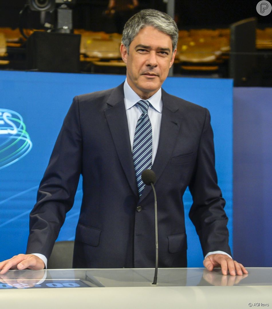 William Bonner completou 57 anos nesta segunda-feira (16) - Purepeople