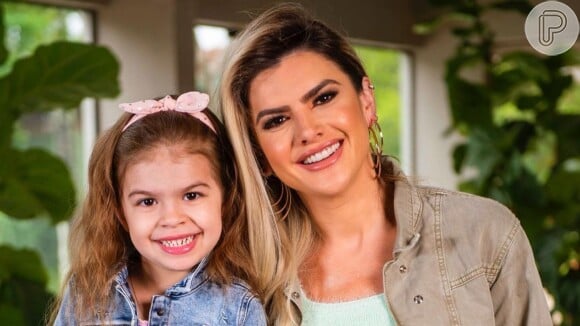 Mirella Santos posta foto com a filha e nota crescimento de Valentina