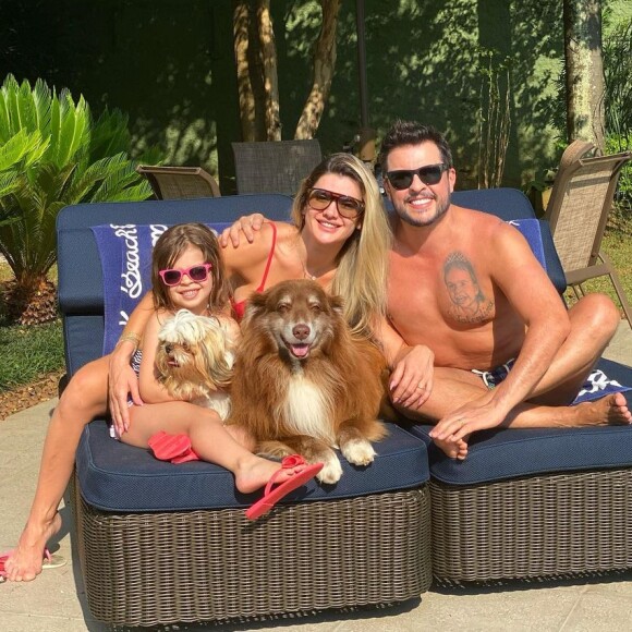 Mirella Santos e o marido, Ceará, pensam em aumentar a família