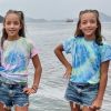 Serena e Vitória Lovatel estão com 10 anos e são apaixonadas por surfe e skate