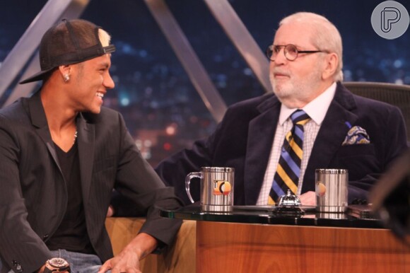 Neymar é o foi o convidado que abriu a temporada 2013 de entrevistas do 'Programa do Jô'
