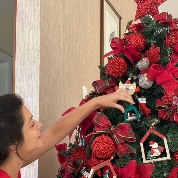 Thais Fersoza já enfeitou sua casa para o Natal