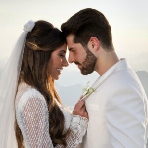 Romana Novais e Alok tiveram casamento em janeiro de 2019 aos pés do monumento do Cristo Redentor