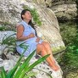 Simone, grávida, curte viagem a Cancún com a família