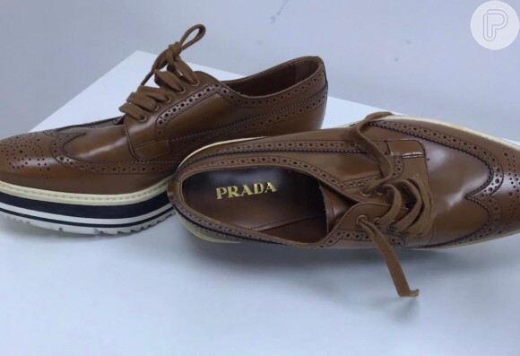 Sapato plataforma da Prada de Bruna Marquezine está disponível por R$ 2 mil